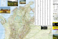 National Geographic Wegen/landkaart Colombia Adventure map
