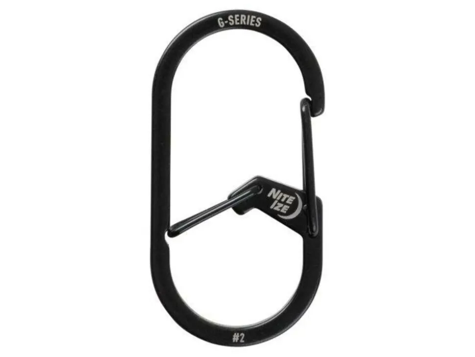 Nite Ize G-series dual carabiner #2 black