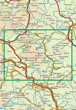 Nordeca Turkart Wandelkaart 2716 Rondane