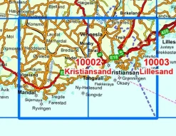 Nordeca Wandelkaart 10002 Kristiansand