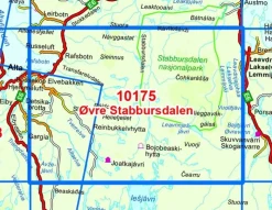 Nordeca Wandelkaart 10175 Ovre Stabbursdalen