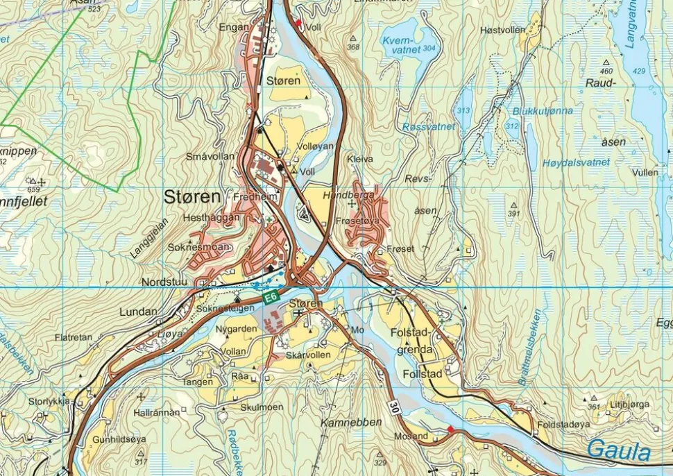 Nordeca Wandelkaart 10090 Trondheim