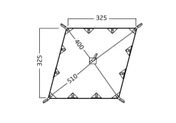 Nordisk Kari 10 diamond basic cotton tarp