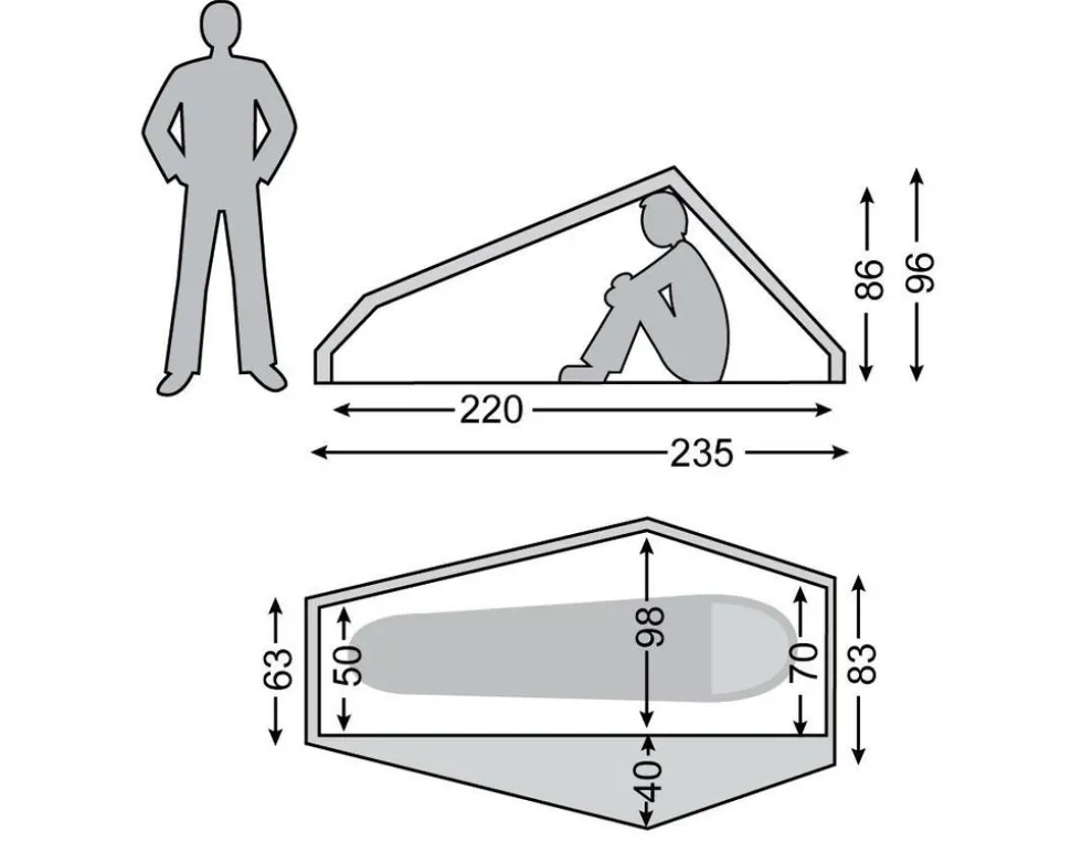 Nordisk Telemark 1 LW Eenpersoonstent