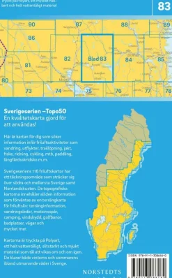 Norstedts Zweden Topografische wandelkaart 83 Furudal