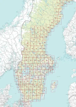 Norstedts Zweden Topografische wandelkaart 11 Södra Gotland