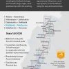 Norstedts Zweden Wandelkaart Kungsleden 4 - Kvikkjokk - Adolfström