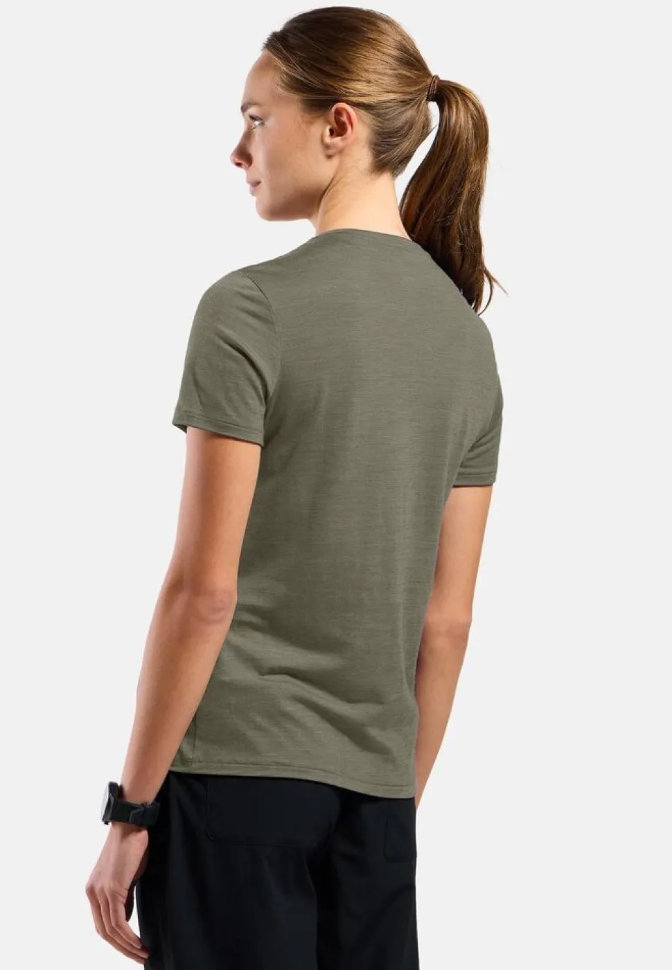 Odlo Merino Tencel Plain Tee T-Shirt Crew Neck wmns