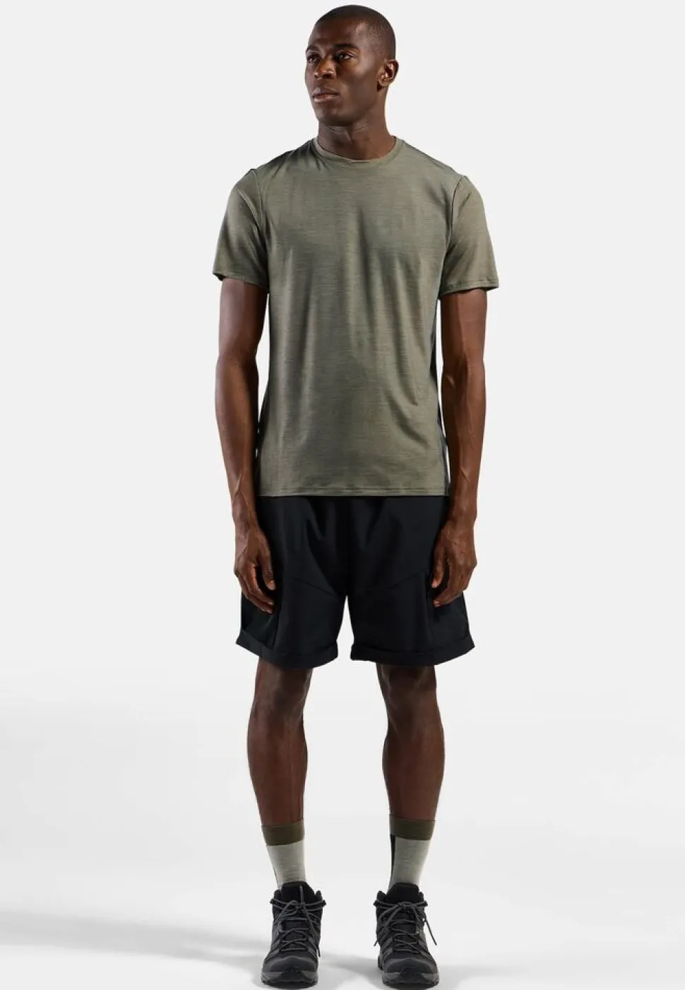 Odlo Merino Tencel Plain Tee T-Shirt Crew Neck men
