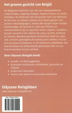 Odyssee Reisgidsen Reisgids Duurzame Ardennen