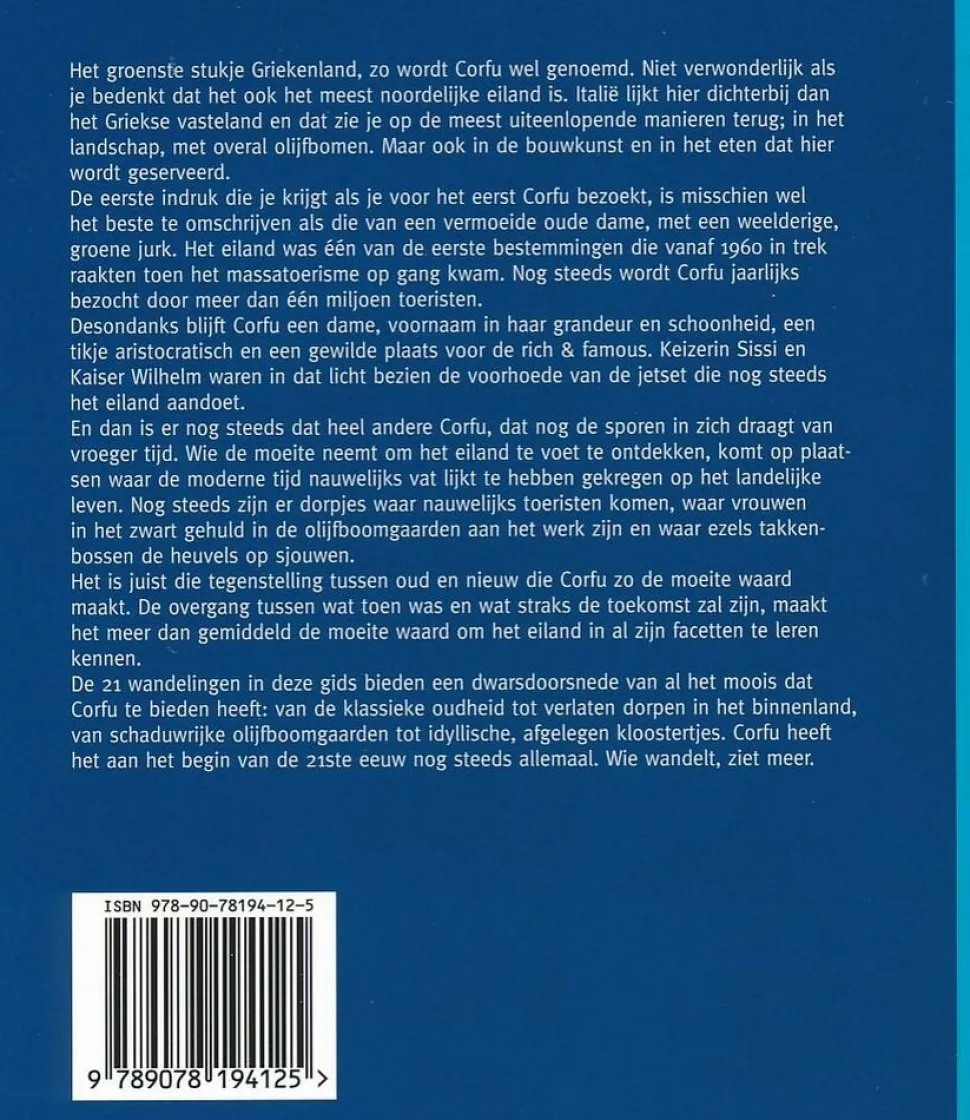 One Day Walks Publishing Wandelen op Corfu