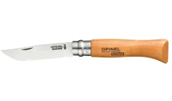 Opinel Opinel N0.08 classic carbon niet rvs/hout virobloc