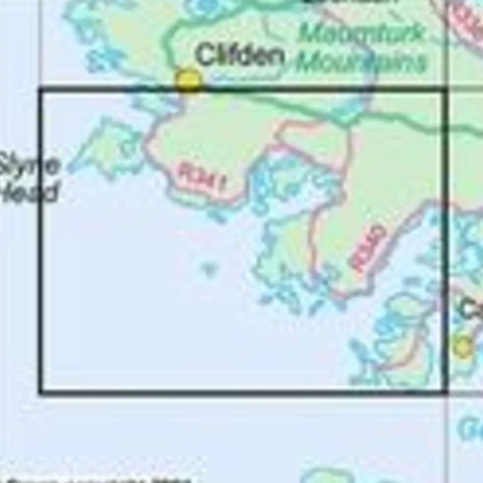 Ordnance Survey Ierland Wandelkaart Galway osi Discovery 44 1/50