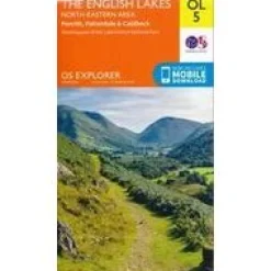 Ordnance Survey OS Explorer 5 English Lakes North Eastern