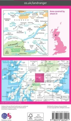 Ordnance Survey Wandelkaart 051 Loch Tay & Glen Dochart