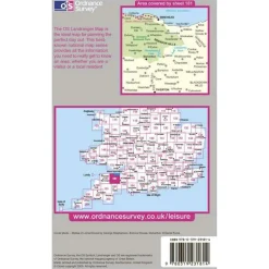 Ordnance Survey Wandelkaart 181 Minehead & Brendon Hills