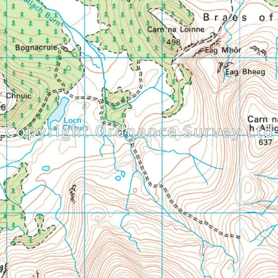 Ordnance Survey Wandelkaart Active 36 Grantown Aviemore 1:50.000