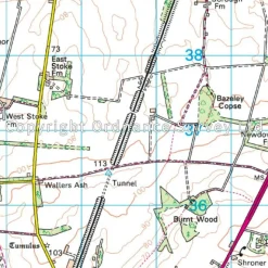 Ordnance Survey Wandelkaart Active 185 Winchester & Basingstoke