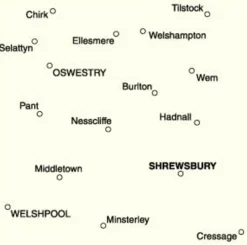 Ordnance Survey Wandelkaart 126 Shrewsbury - Oswestry