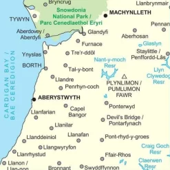 Ordnance Survey Wandelkaart 135 Aberystwyth - Machynlleth