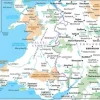Ordnance Survey Wegenkaart 6 Wales - Midlands West