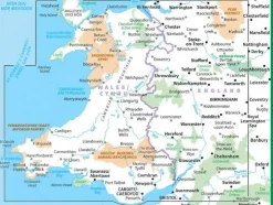 Ordnance Survey Wegenkaart 6 Wales - Midlands West