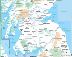 Ordnance Survey Wegenkaart 3 Schotland Zuid