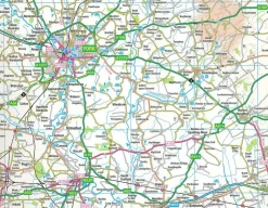 Ordnance Survey Wegenkaart 4 Engeland Noord