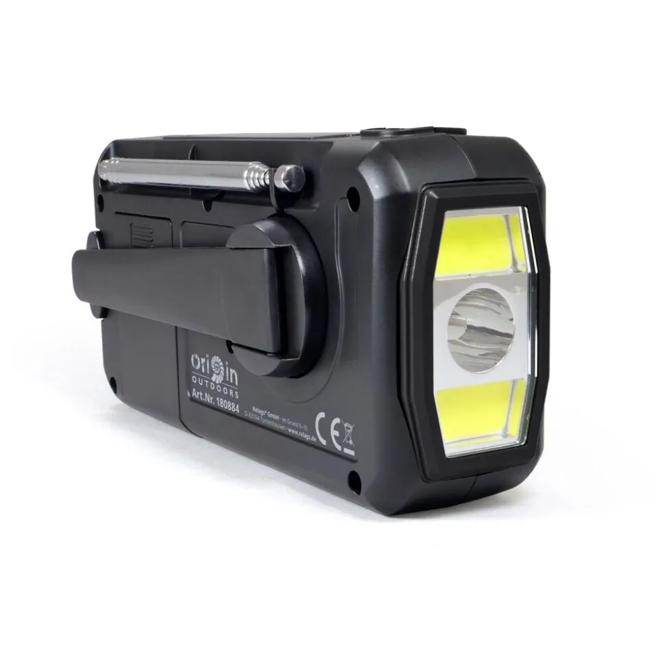 origin outdoors Crank Radio Multi DAB+ Black 4000 mAH