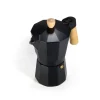 origin outdoors Espresso Maker Bellanapoli 6 Cup Real Wooden Handl