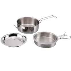 origin outdoors Stainless steel Cooking set 'snap pack'