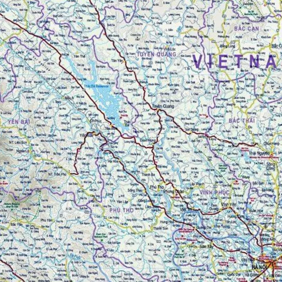 Reise know how Wegenkaart Vietnam Noord