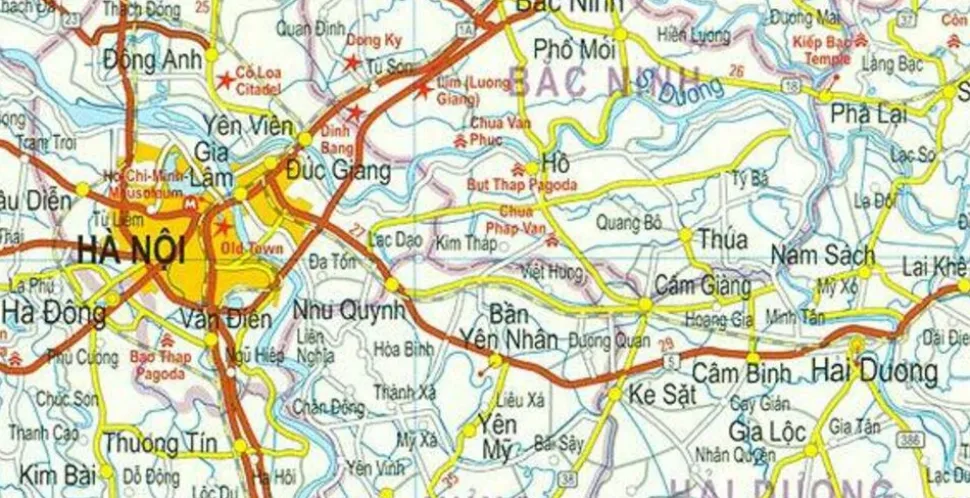 Reise know how Wegenkaart Vietnam Noord