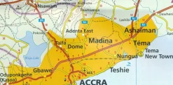 Reise know how Wegenkaart Ghana en Togo
