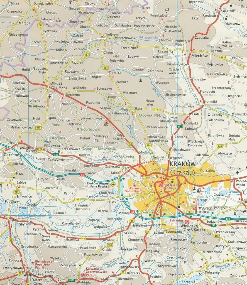 Reise know how Wegenkaart Polen Zuidoost