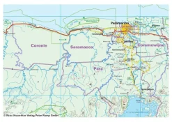 Reise know how Wegenkaart Suriname