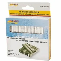 Relags 12 Sticks houtskool voor Relags handwarmer