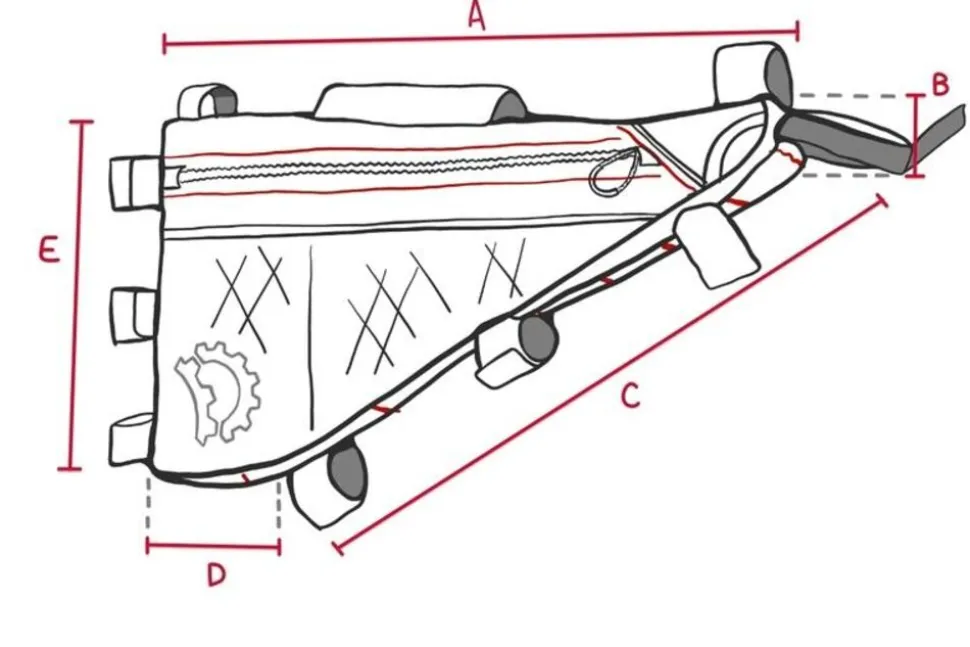 Revelate Designs Ranger Ecopac Frame Bag Black
