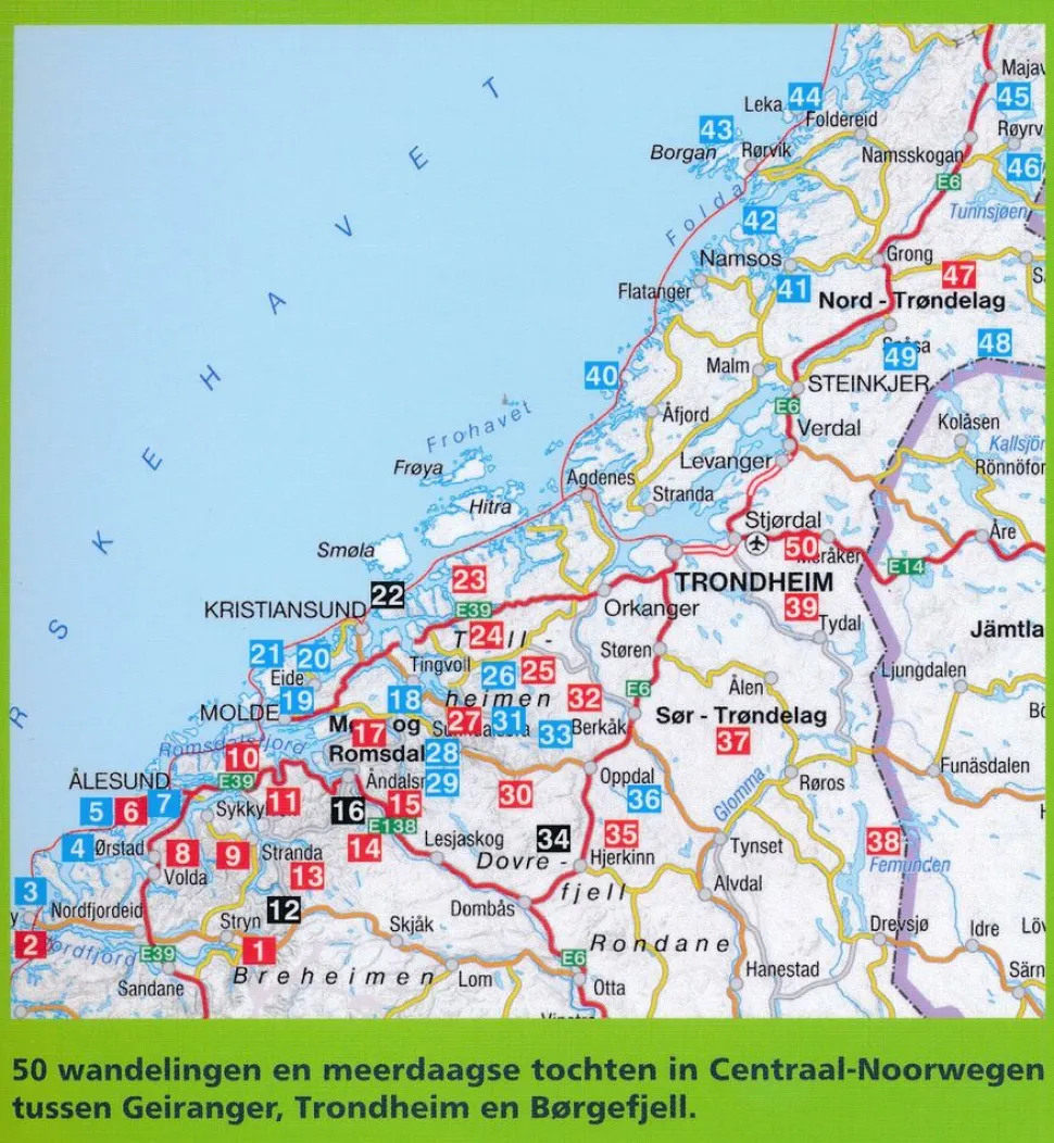 Rother Nederlandstalig Wandelgids Centraal-Noorwegen