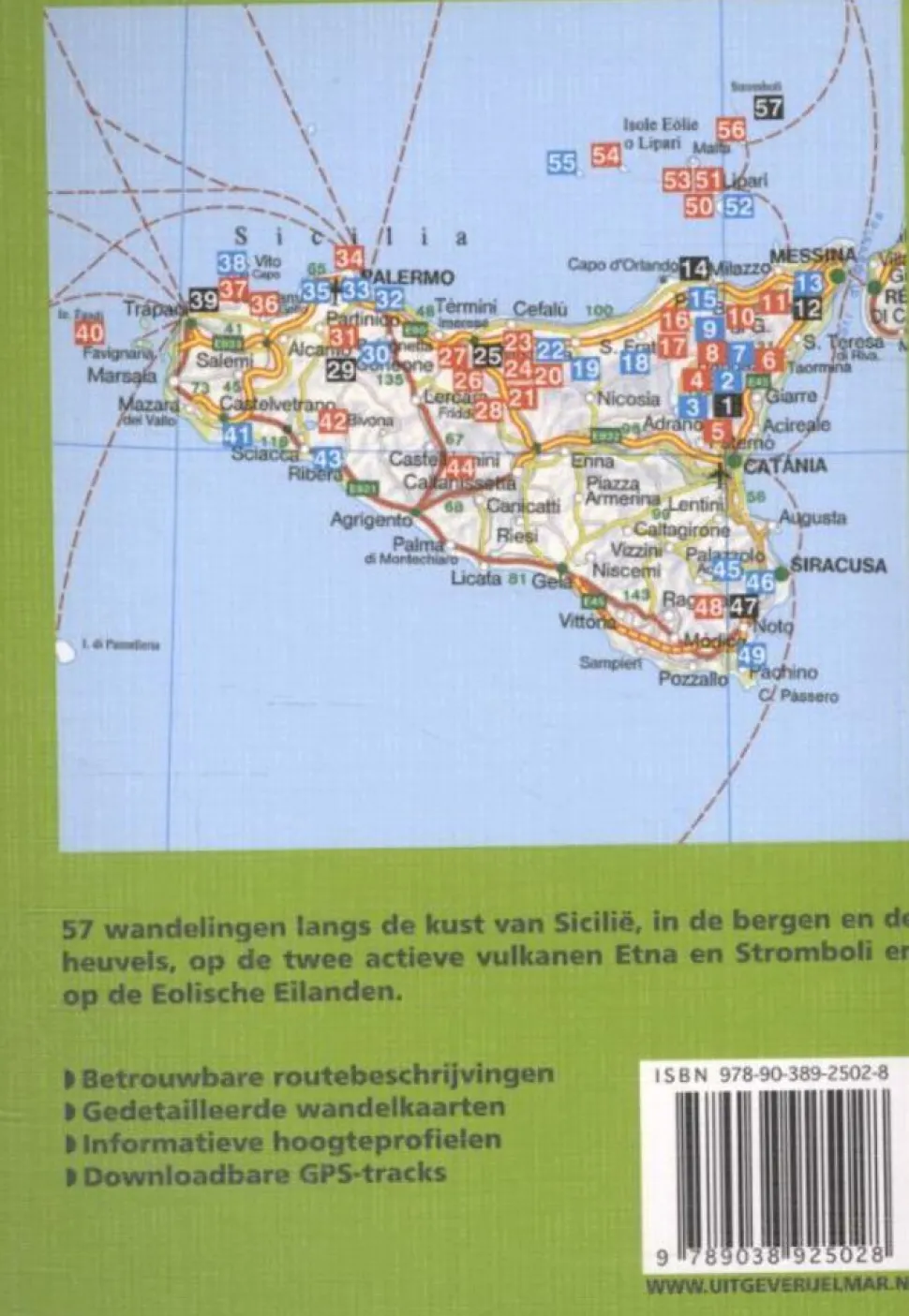 Rother Nederlandstalig Wandelgids Sicilië