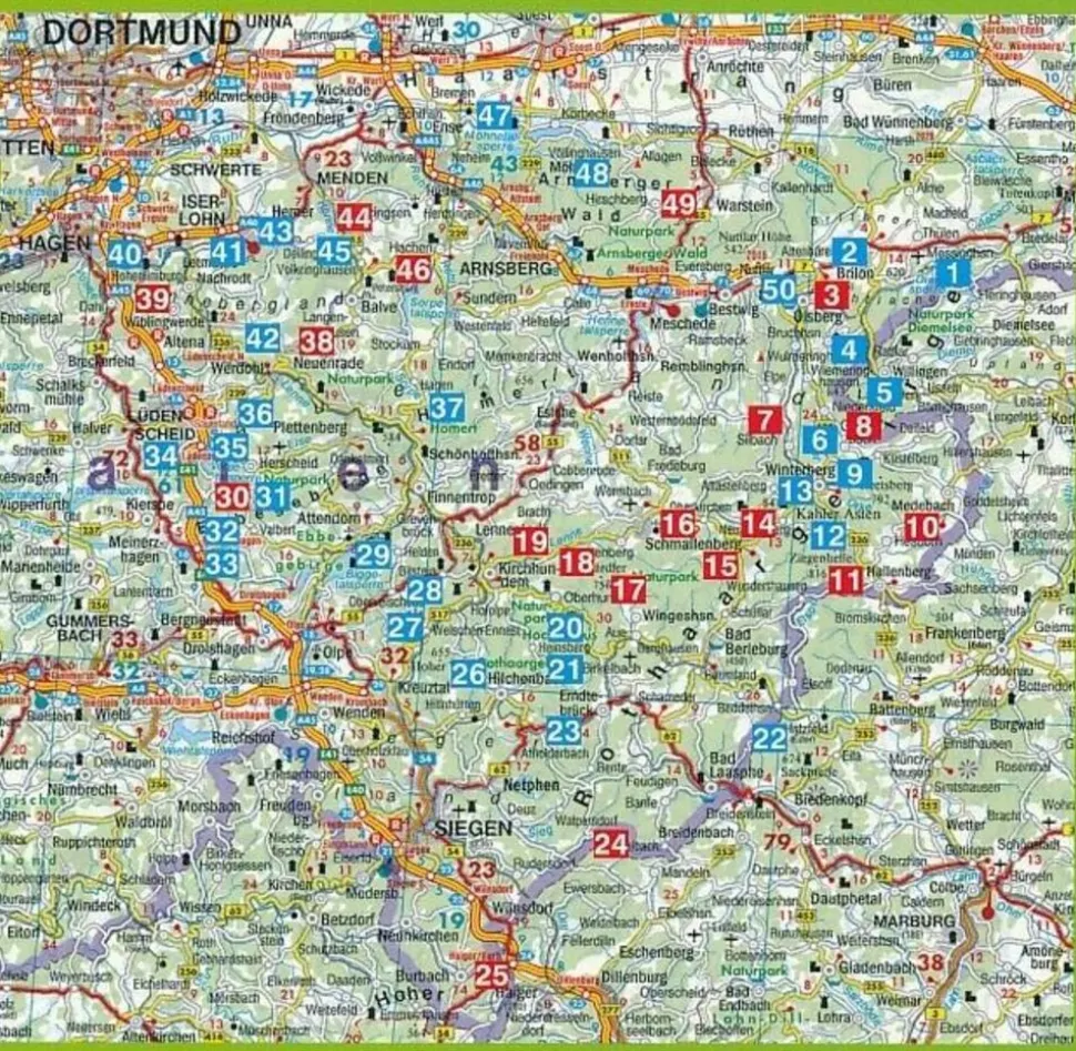 Rother Nederlandstalig Wandelgids Sauerland