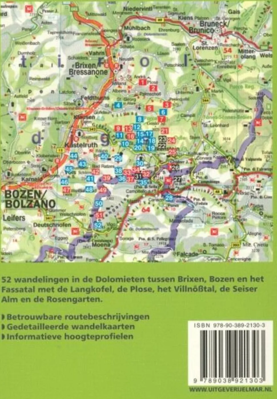 Rother Nederlandstalig Wandelgids Dolomieten 1