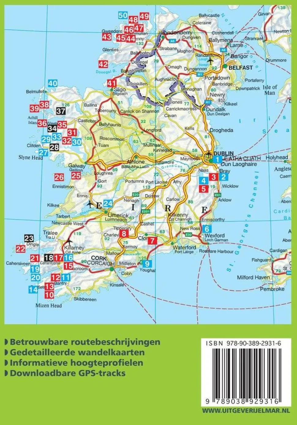 Rother Nederlandstalig Wandelgids Ierland