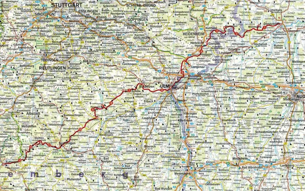 Rother Wandelgids Alb Südrand-Weg