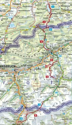Rother Wandelgids Alpenüberquerung Tegernsee - Sterzing