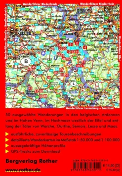Rother Wandelgids Ardennen Hohes Venn (Duits)