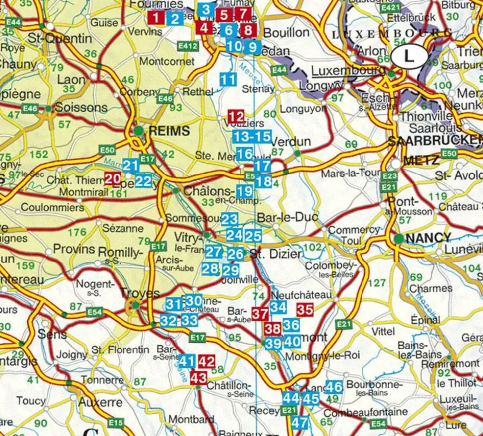 Rother Wandelgids Champagne-Ardennen