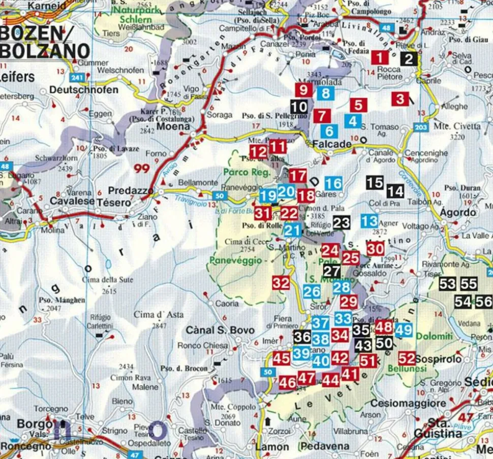 Rother Wandelgids Dolomiten 8 - Sudwestliche Dolomiten