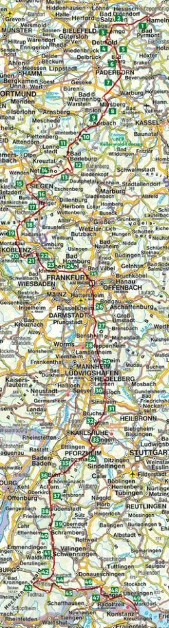 Rother Wandelgids Fernwanderweg E1 Deutschland Süd