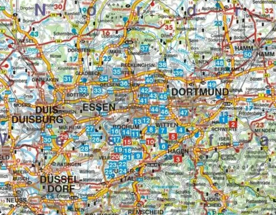 Rother Wandelgids Ruhrgebiet